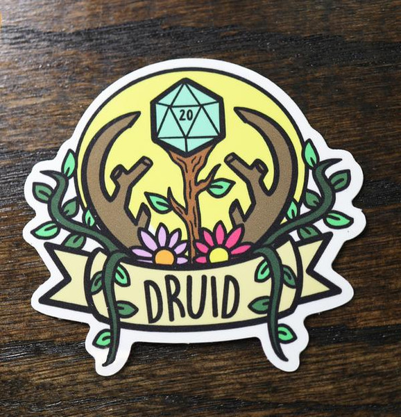 Banner Class Sticker: Druid
