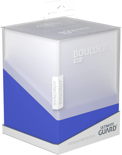 Deck Boxes: Premium Single Dboxes - Boulder 100+ - Synergy - White/Blue