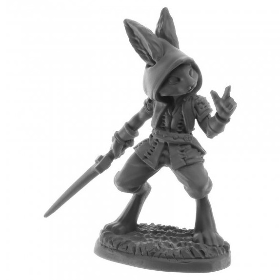RPG Miniatures: Reaper Minis - Bones legends - Rask, Male Harefolk
