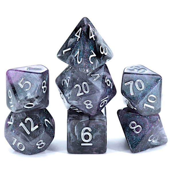 Dice and Gaming Accessories Polyhedral RPG Sets: Purple and Pink - Aether: Limbo (7)
