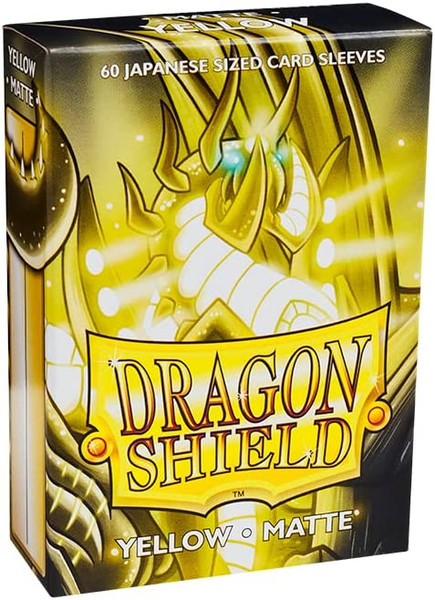 Card Sleeves: Non-Standard Sleeves - Dragon Shields Japanese: (60) Matte - Yellow