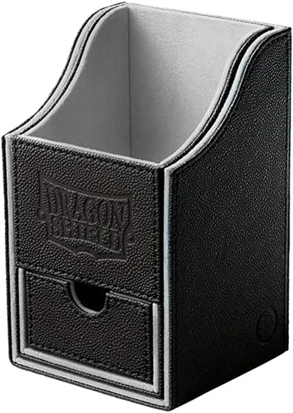 Deck Boxes: Premium Single Dboxes - Dragon Shield: Nest Box + Black/Light Grey