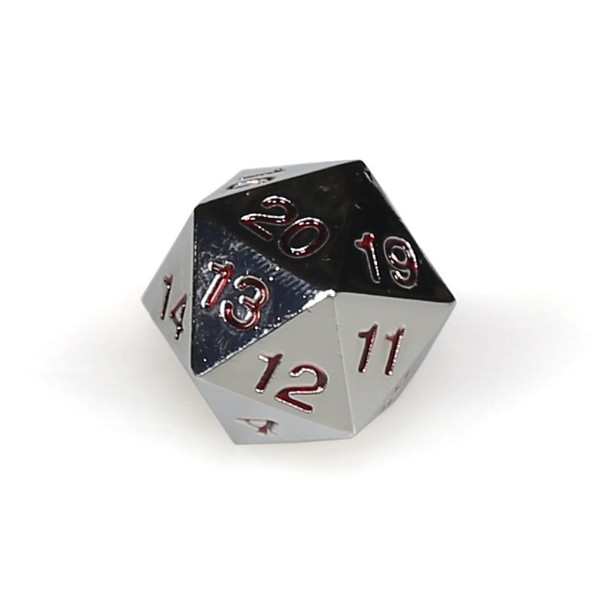 Dice and Gaming Accessories Other Gaming Accessories: Metal: 22mm D20 Countdown Red Numbers
