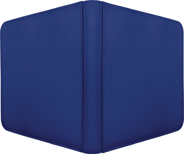 Card Binders & Pages: Vivid 12-Pocket Zippered PRO-Binder - Blue