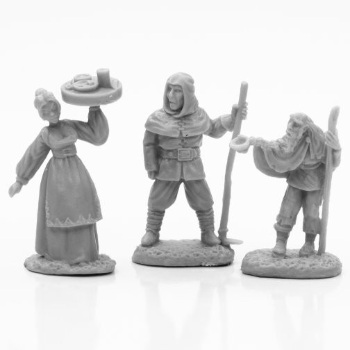 Reaper Miniatures: Bones: Townsfolk 1 (3)