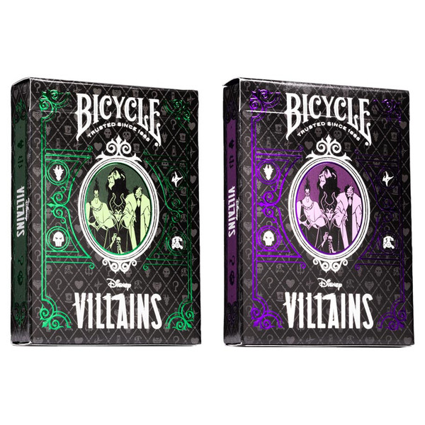 Card Games: Bicycle Playing Cards: Villains Green/Purple