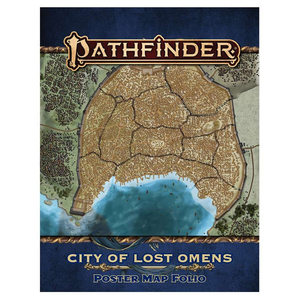 Pathfinder: Pathfinder 2E: Lost Omens - City of Lost Omens Poster Map