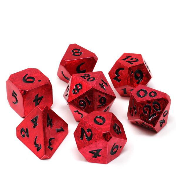 Dice and Gaming Accessories Polyhedral RPG Sets: Metal and Metallic - Soulscorcher (7)
