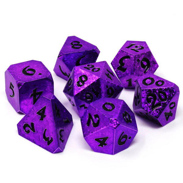 Dice and Gaming Accessories Polyhedral RPG Sets: Metal and Metallic - Voidreaver (7)