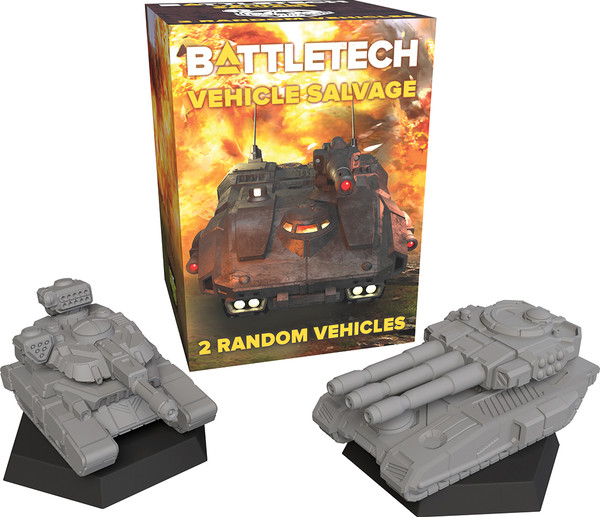 Battletech: Minis - BattleTech: Salvage Box - Battlefield Support Blind Box Display (9)