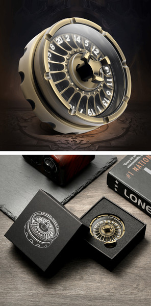Dice and Gaming Accessories Brass Roulette D20