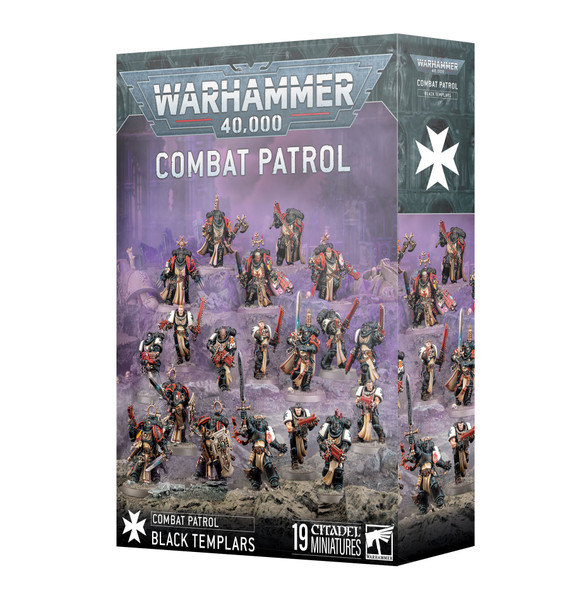 (Preorder) Warhammer 40K: Space Marines - Combat Patrol: Black Templars (10th Ed) (73-553)