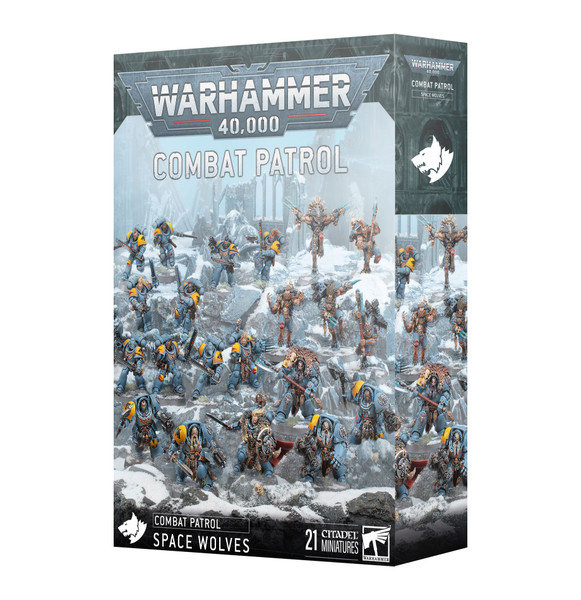 (Preorder) Warhammer 40K: Space Wolves - Combat Patrol: Space Wolves (10th Ed) (73-532)
