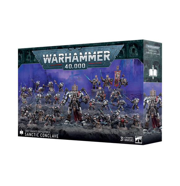 (Preorder) Warhammer 40K: Grey Knights - Battleforce: Sanctic Conclave (57-42)