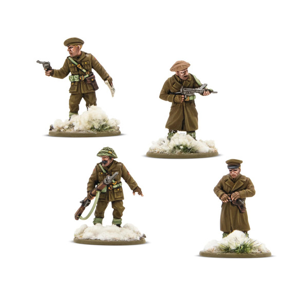 Bolt Action: Great Britain - British & Canadian Infantry (Winter) Platoon Commanders