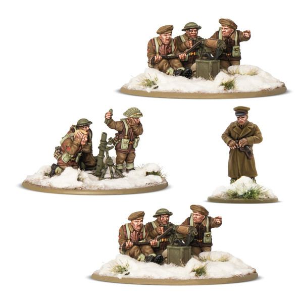 Bolt Action: Great Britain - British & Canadian Infantry (Winter) Heavy Weapons Platoon