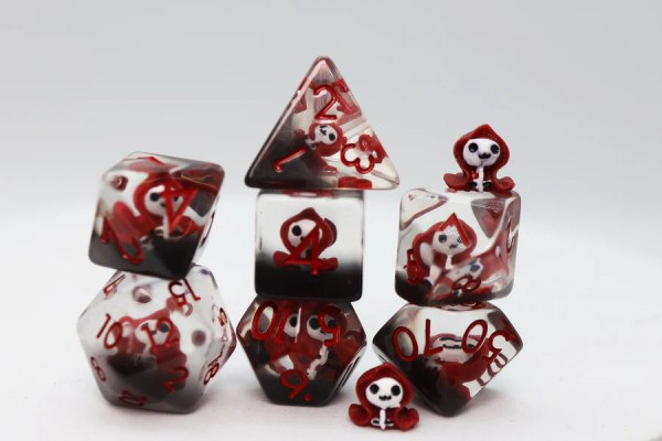 Dice and Gaming Accessories Polyhedral RPG Sets: Stuff-Inside - Red Reaper (7)