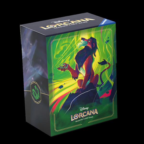 Deck Boxes: Simple Deck Boxes - Disney Lorcana TCG: Azurite Sea Deck Box - Scar (Vengeful Lion) (65)