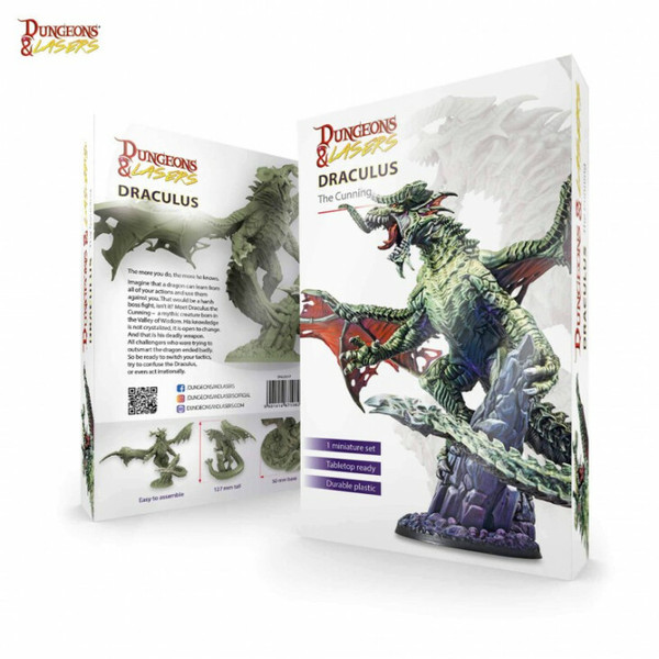 RPG Miniatures: Monsters and Enemies - Dungeons & Lasers: Dragons - Draculus, the Cunning RPG Miniatures: Monsters and Enemies - Dungeons & Lasers: Dragons - Draculus, the Cunning