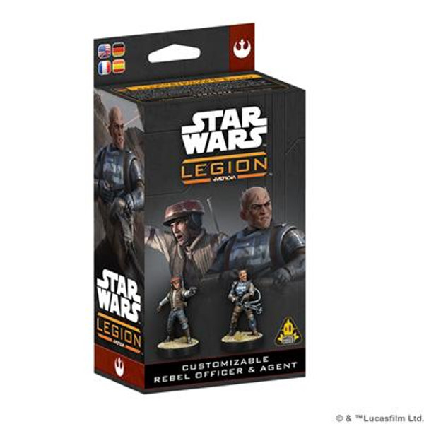 Star Wars Legion: Customizable Rebel Officer & Agent (2nd Ed)