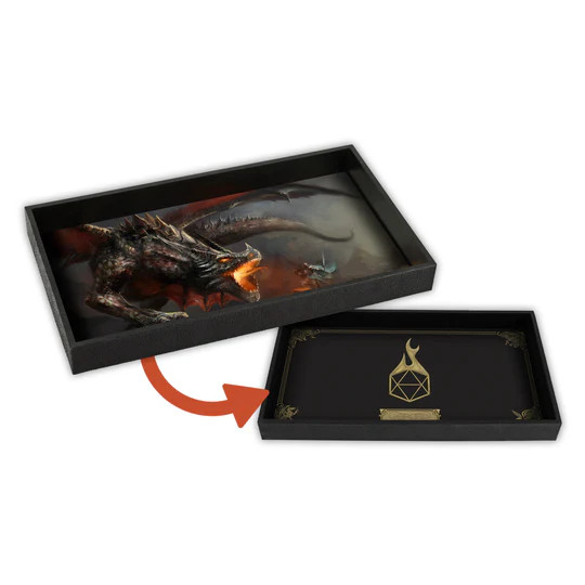 Dice and Gaming Accessories Dice Towers and Trays: Dragon Knight Reversible Dice Tray
