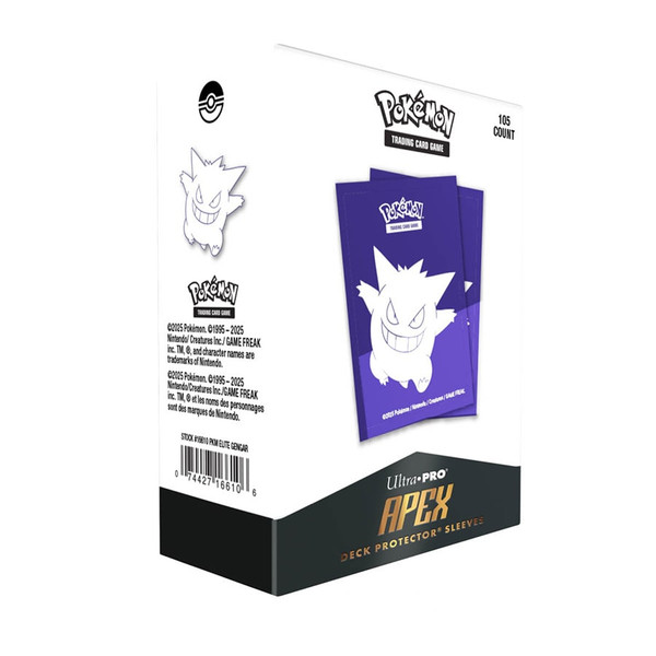 Card Sleeves: Other Printed Sleeves - Gengar - Pokemon Apex Sleeves (105)