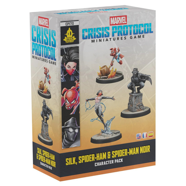 Marvel: Crisis Protocol: Silk, Spider-Ham & Spider-Man Noir Character Pack