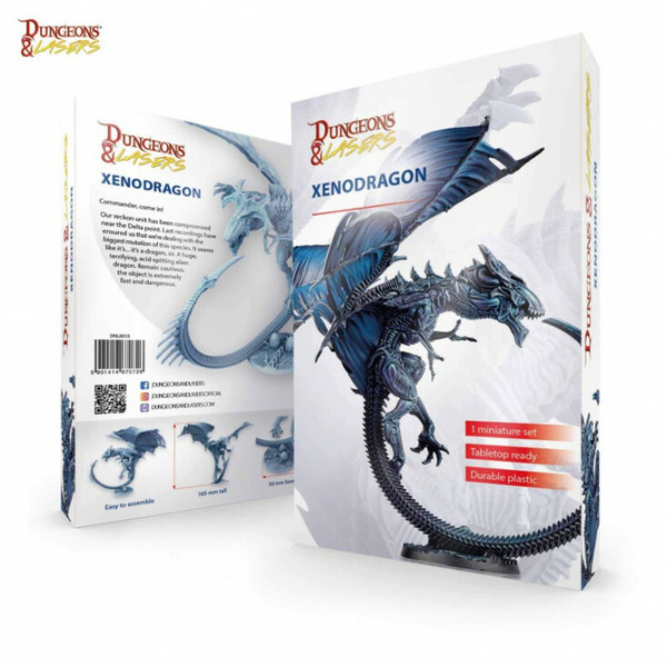 RPG Miniatures: Monsters and Enemies - Dungeons & Lasers: Xenodragon RPG Miniatures: Monsters and Enemies - Dungeons & Lasers: Xenodragon