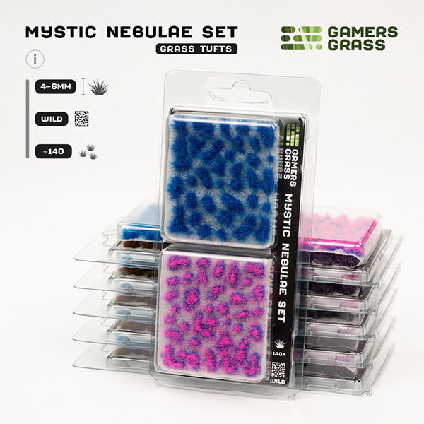 Basing Material and Textures: Gamers Grass Tufts: Mystic Nebulae Set
