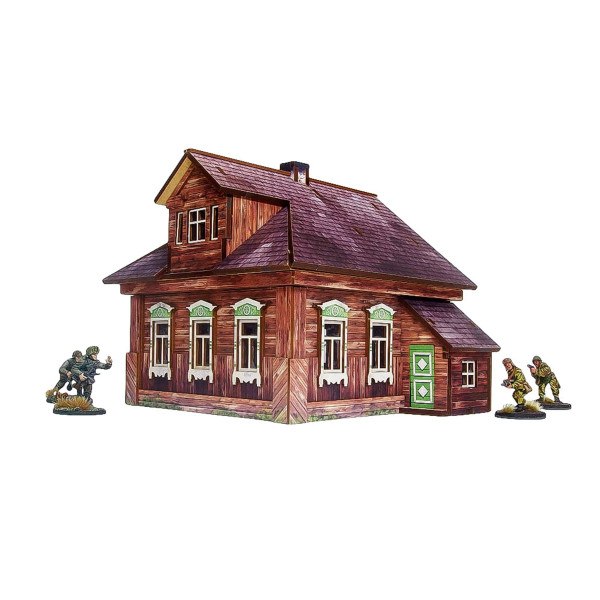 WW2 Ostfront Village Forester's Dacha (Painted)