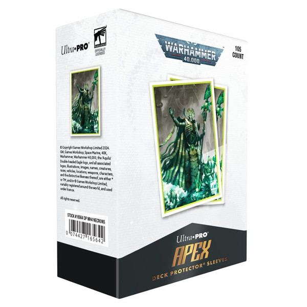 Card Sleeves: Other Printed Sleeves - Necrons - Warhammer 40K Apex Sleeves (105)