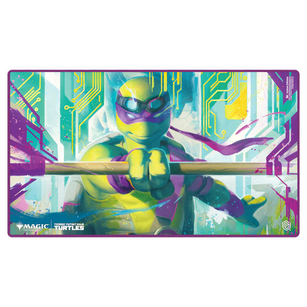 (Preorder) Playmats: MTG Playmats - Donatello's Technique - TMNT Playmat