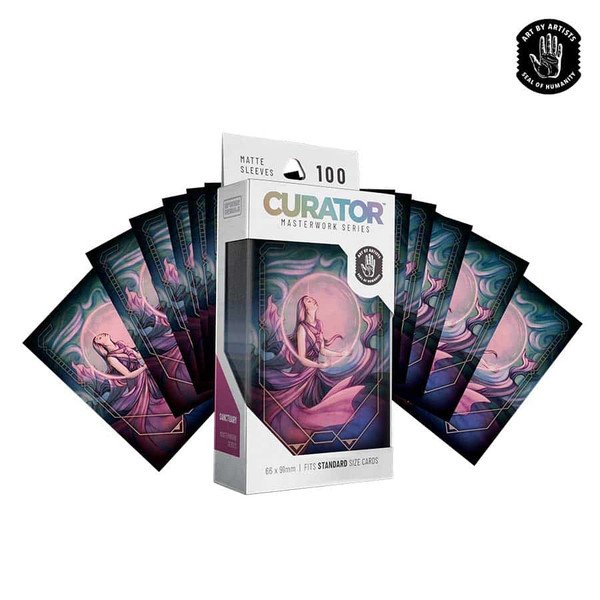 Card Sleeves: Other Printed Sleeves - Curator: (100) Masterwork - Sanctuary