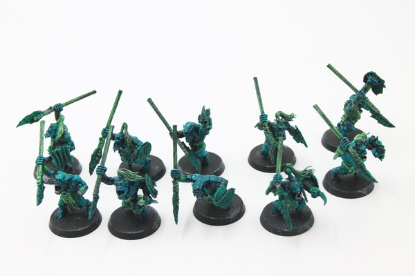 (Secondhand) Warhammer: Age of Sigmar: Orcs & Goblins - Used Warhammer Fantasy Bonesplitterz: Savage Orcs (10)