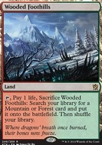 Wooded Foothills - Khans of Tarkir