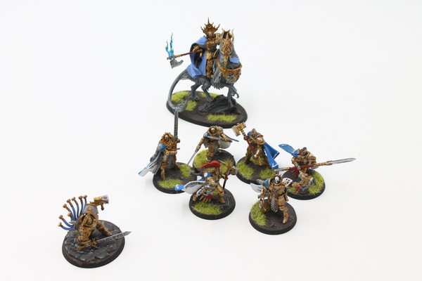 (Secondhand) Warhammer: Age of Sigmar: Grand Alliance: Order - Used Warhammer AoS Stormcast Eternals: Gardus, Lord Vigilant, Questor (6)