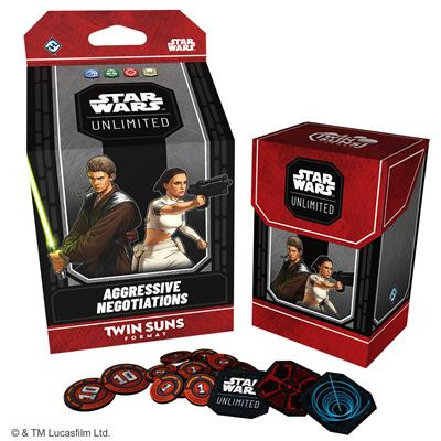 (Preorder) SWU: Twin Suns Deck: Aggressive Negotiations (Anakin Skywalker and Padm Amidala)