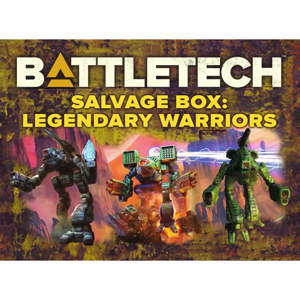 Battletech: Minis - BattleTech: Salvage Box - Legendary Warriors Display (9)
