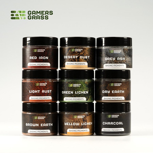 Basing Material and Textures: Gamers Grass Basing Pigments: Core Set