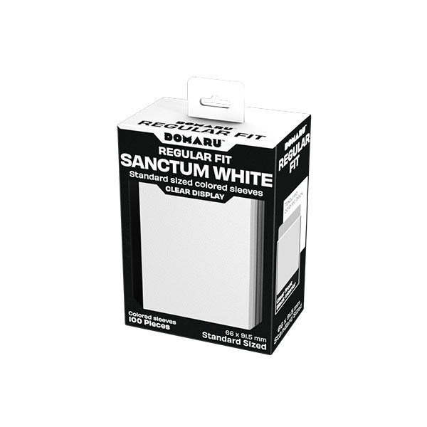 Card Sleeves: Solid Color Sleeves - Domaru: Sanctum White Sleeves (100)