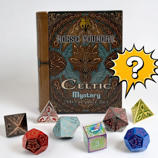 Dice and Gaming Accessories Celtic Mystery Dice Set (7)