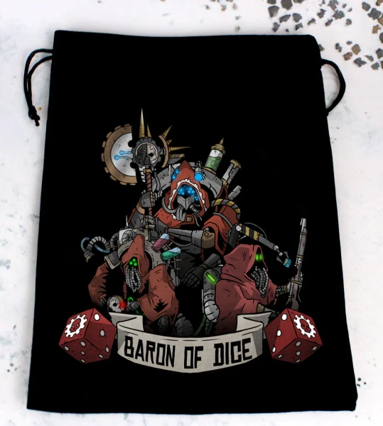 Dice and Gaming Accessories Dice Bags: Machines Premium Black Dice Bag