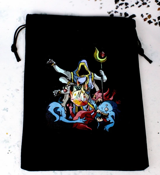 Dice and Gaming Accessories Dice Bags: Decide Your Fate Premium Black Dice Bag