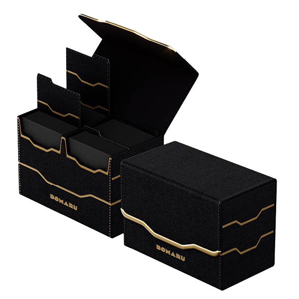 Deck Boxes: Premium Multi Dboxes - Obsidian - Domaru Armory: Vertex 200+ Deck Box