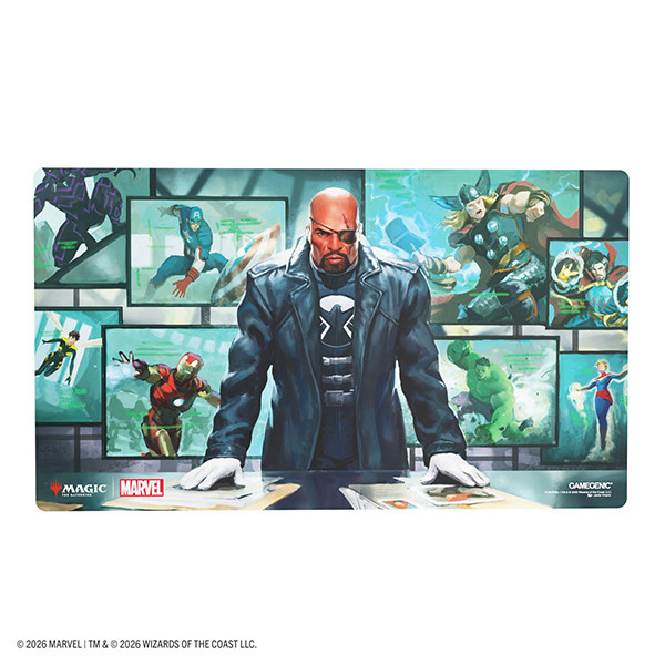 Playmats: MTG Playmats - Director Nick Fury - MSH Prime Playmat