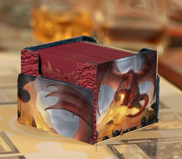 Deck Boxes: Premium Single Dboxes - Treasure Dragon - 100+ XL Deck Box