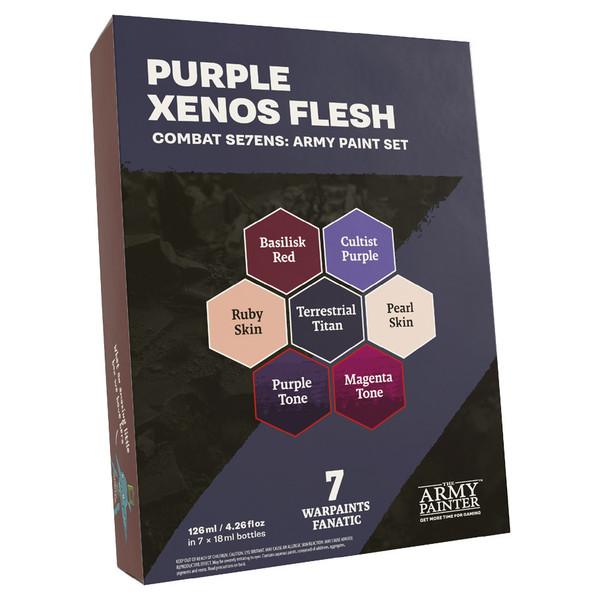 Paint: Army Painter - Paint Sets Combat Se7ens: Purple Xenos Flesh Army Set