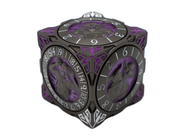 Dice and Gaming Accessories Other Gaming Accessories: Matte Black w/ Purple - Goblin Dice Spinner