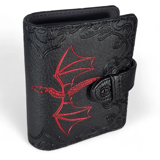 Dungeons & Dragons: Miscellaneous - Spell Card: Book of Incantations - Dragon Edition (Black/Red)