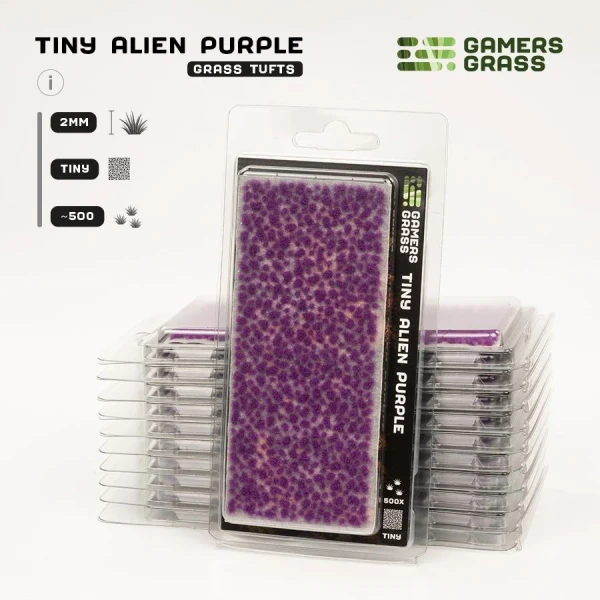 Basing Material and Textures: Gamers Grass Tufts: Tiny Tufts Alien Purple